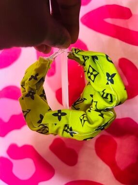 Handmade Boujee Scrunchie Hoops